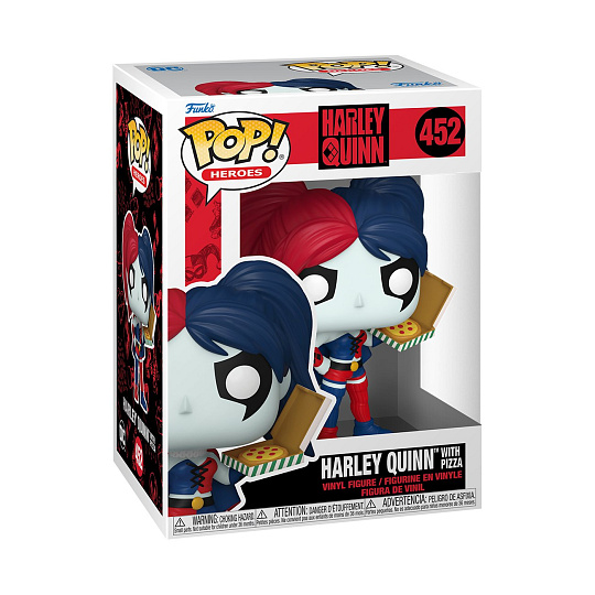 Funko POP Heroes: DC- Harley w/ Pizza Funko POP Heroes: DC- Harley w/ Pizza