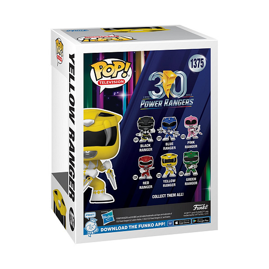 Funko POP TV: MMPR 30th- Yellow Ranger Funko POP TV: MMPR 30th- Yellow Ranger