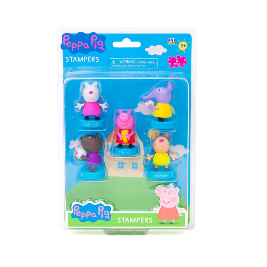 Peppa Pig: 5 figurek s razítkem - blister