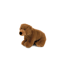 Teddies Medvěd hnědý plyš 20x13cm plněný kuličkami 0m+