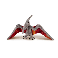 Teddies Pteranodon dinosaurus plyš 65x28cm šedivý 0m+