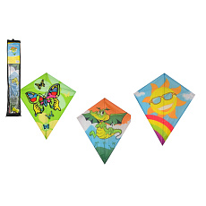 Teddies Drak létající nylon 60x70cm 3 druhy