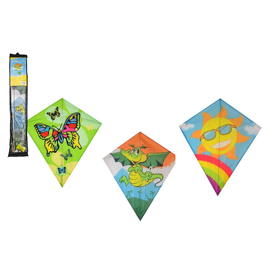 Teddies Drak létající nylon 60x70cm 3 druhy Teddies Drak létající nylon 60x70cm 3 druhy