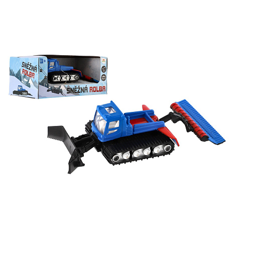 Sněžná rolba kov/plast 12cm na volný chod v krabičce 14x6x8cm Sněžná rolba kov/plast 12cm na volný chod v krabičce 14x6x8cm