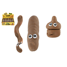 Teddies Hovínko antistresové 14cm elastické tvarovatelné v sáčku Teddies Hovínko antistresové 14cm elastické tvarovatelné v sáčku