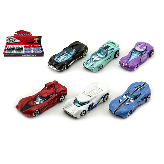 Teddies Auto kov/plast 8cm na volný chod mix barev