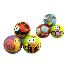 Teddies Míček pěnový 10cm asst mix barev Teddies Míček pěnový 10cm asst mix barev