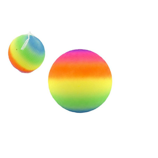 Teddies Míč duhový 23cm v síťce Teddies Míč duhový 23cm v síťce