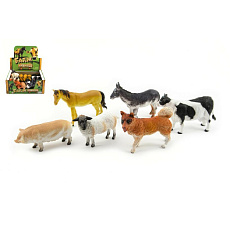 Teddies Zvířátko farma plast 11cm asst - cena za 1ks Teddies Zvířátko farma plast 11cm asst - cena za 1ks