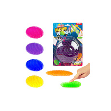 Teddies Fidget worm měnící tvar antistresový plast 13cm 6 barev