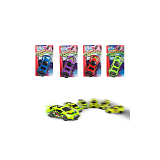 Teddies Auto závodní driftovací plast 17cm na setrvačník 4 barvy