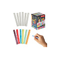 Křídy tabulové 36ks bílé + barevné 8cm v krabičce 6x9x6cm 24m+