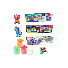 Teddies Modelína/Plastelína 4x140g v kelímku 3 druhy v krabičce 31x8x7,5cm 12m+ Teddies Modelína/Plastelína 4x140g v kelímku 3 druhy v krabičce 31x8x7,5cm 12m+