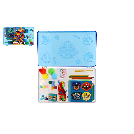 Kreativní sada Tlapková patrola/Paw patrol v plastovém kufříku 28x17x5cm