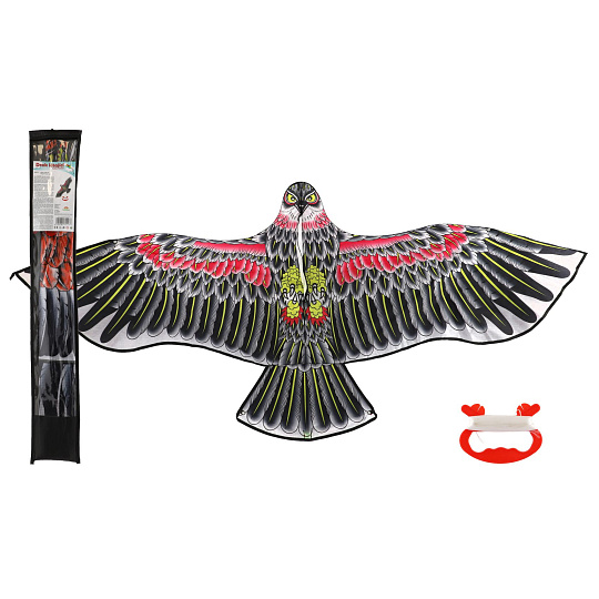 Teddies Drak létající orel nylon 160x55cm v látkovém sáčku 11x70x2cm