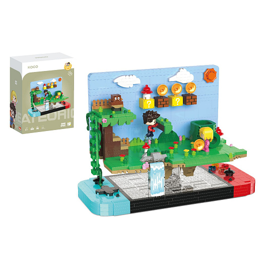 KOCO Stavebnice mini KOCO Videohra plast 1045ks v krabičce 14x18x8cm KOCO Stavebnice mini KOCO Videohra plast 1045ks v krabičce 14x18x8cm