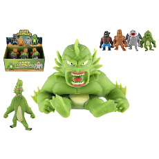 Teddies Příšera antistresová natahovací plněná pískem 270g silikon 15cm 4 druhy