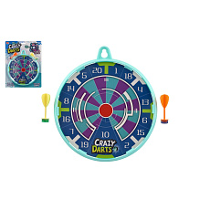 Teddies Terč se šipkami lepícími 2ks plast průměr 23cm na kartě Teddies Terč se šipkami lepícími 2ks plast průměr 23cm na kartě