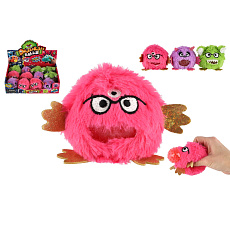 Teddies Příšerka plyšová antistresová mačkací 8cm 3 barvy