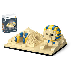 KOCO Stavebnice mini KOCO Pyramida a sfinga plast 410 ks v krabičce 13x16,5x7cm