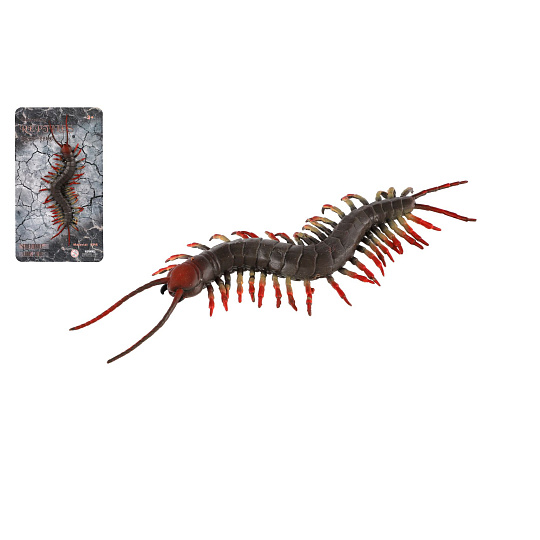 Teddies Stonožka natahovací antistresová silikon 20cm na kartě