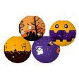 Teddies Lampion koule Halloween papír průměr 30cm (bez hůlky) 4 druhy karneval