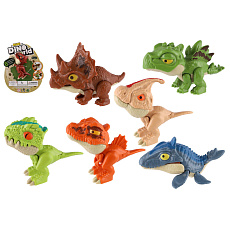 Teddies Dinosaurus kousací plast 8cm mix druhů Teddies Dinosaurus kousací plast 8cm mix druhů