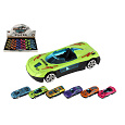 Teddies Auto závodní mini kov/plast 7cm na volný chod 6 barev