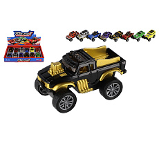 Teddies Auto terénní Off-Road mini kov/plast 6,5cm zpětné natažení mix druhů Teddies Auto terénní Off-Road mini kov/plast 6,5cm zpětné natažení mix druhů