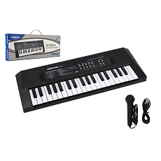 Teddies Pianko/Varhany/Klávesy 37 kláves plast 40cm napájení na USB + mikrofon v krabici 41,5x16x4,5cm