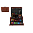 Sada na malování - Art box kreativní sada 143ks v dřevěném kufříku 38x25x8cm