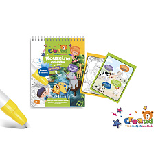 Created Kouzelné malování vodou/blok s tužkou zvířátka created 4 listy 17x23x2cm