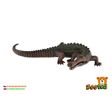 ZOOted Krokodýl ghariál indický plast 17cm