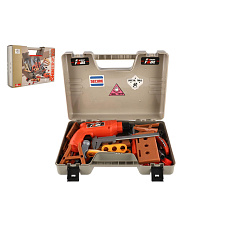 Sada nářadí s vrtačkou na setrvačník plast v kufříku