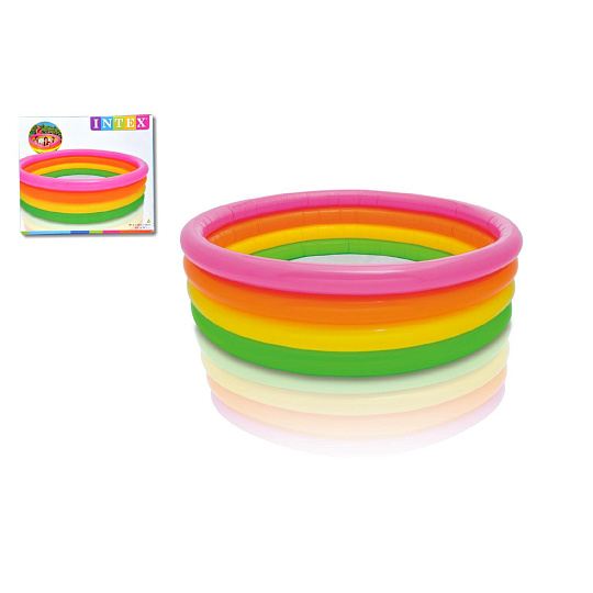 Intex Teddies Intex Bazén nafukovací 4 komory 168x46cm v krabici Intex Teddies Intex Bazén nafukovací 4 komory 168x46cm v krabici