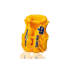 Intex Teddies Vesta nafukovací žlutá 3 komory 50x47cm od 3-6 let