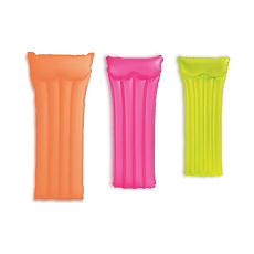 Intex Lehátko nafukovací neon 183x76cm 3 barvy v sáčku