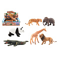 Teddies Zvířátko safari ZOO plast 11-17cm