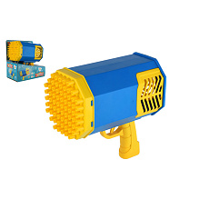 Teddies Bublifuk pistole s náplní plast 22cm na baterie se světlem v krabici 23x25x14cm