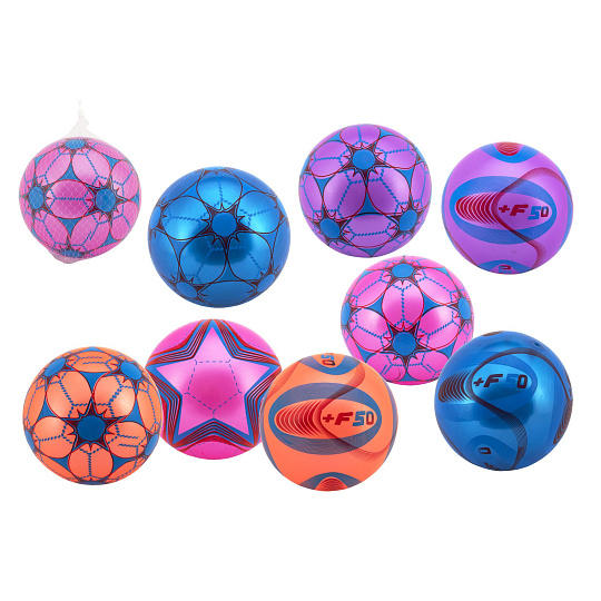 Teddies Míč barevný nafouknutý guma 23cm mix barev v síťce