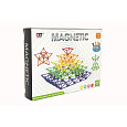 Teddies Magnetická stavebnice 250 ks plast/kov v krabici 31x23x5cm