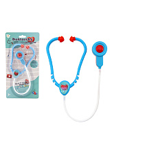 Teddies Doktor/lékař stetoskop plast 53cm na baterie se světlem se zvukem na kartě 17x34x3cm Teddies Doktor/lékař stetoskop plast 53cm na baterie se světlem se zvukem na kartě 17x34x3cm
