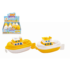 Teddies Loď/Lodička do vany na natažení plast 7x8x15cm 2 barvy Teddies Loď/Lodička do vany na natažení plast 7x8x15cm 2 barvy