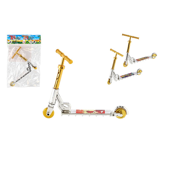 Teddies Koloběžka prstová plast 10cm mix druhů v sáčku Teddies Koloběžka prstová plast 10cm mix druhů v sáčku