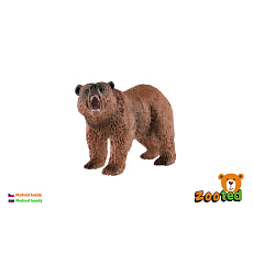 ZOOted Medvěd hnědý zooted plast 12cm 