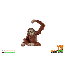 ZOOted Orangutan sumaterský zooted plast 8cm 