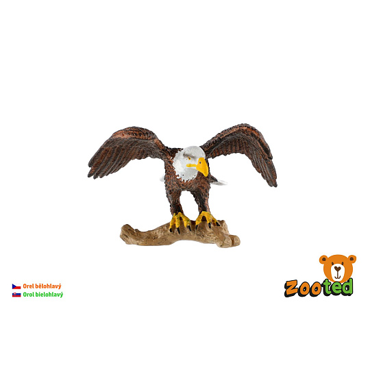 ZOOted Orel bělohlavý zooted plast 8cm ZOOted Orel bělohlavý zooted plast 8cm
