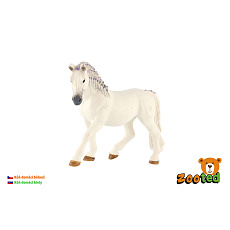 ZOOted Kůň domácí bělouš zooted plast 13cm 