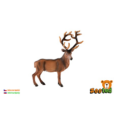 ZOOted Jelen evropský zooted plast 15cm 