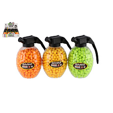 Teddies Kuličky do pistole 800ks 6mm guma 10cm v granátu 3 barvy Teddies Kuličky do pistole 800ks 6mm guma 10cm v granátu 3 barvy